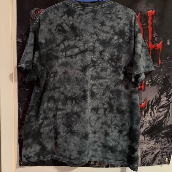 Trippy Cat Tie-Dye Shirt | Spencer's - Picture 3 of 3